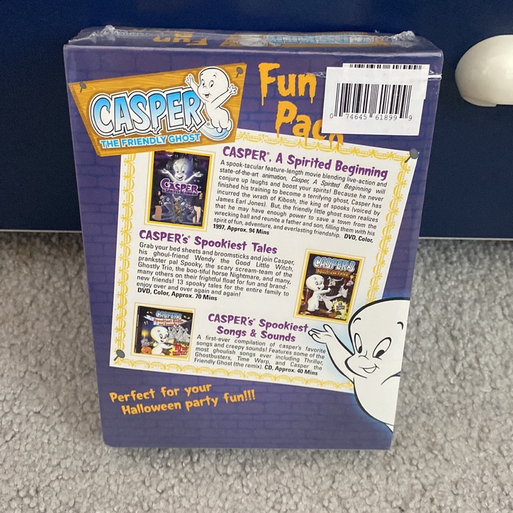 Casper the Friendly Ghost Fun Pack - 2 DVDS + 1 CD - Picture 6 of 8